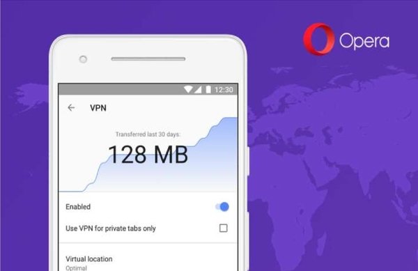 Opera вернет VPN в браузер для Android