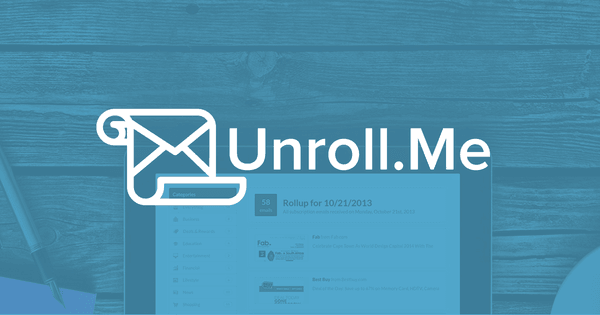 Unroll - сервис по очистке почты от спама